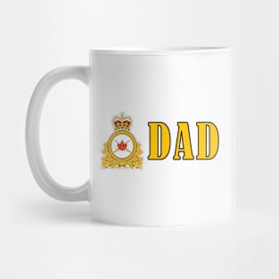 Bold design for anyone whose Mum or Dad serves in the Canadian Armed Forces Mug